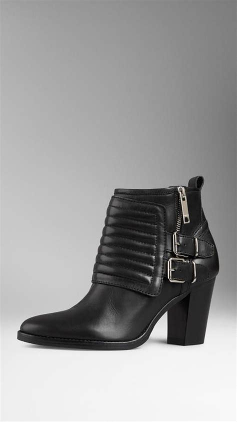 burberry polished leather biker ankle boots|bloomingdale's Burberry shoes.